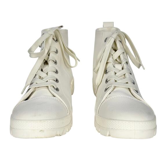 BLOWFISH MALIBU Women's FOREVER LUG Hightop Sneaker ZS-1163E Beige Size 9 - Picture 5 of 7